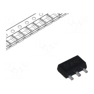 IC: voltage regulator | linear,fixed | 5V | 0.1A | SOT89 | SMD | ±4%