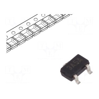 IC: voltage regulator | LDO,fixed | -3V | 0.2A | SOT23A | SMD | reel,tape