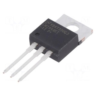 IC: voltage regulator | LDO,fixed | 12V | 1A | TO220-3 | THT | tube | Ch: 1