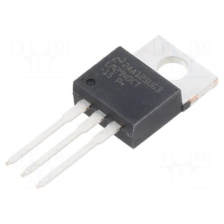 IC: voltage regulator | LDO,fixed | 15V | 1A | TO220-3 | THT | tube | Ch: 1