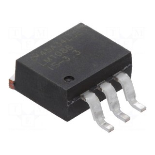 IC: voltage regulator | LDO,fixed | 3.3V | 1.5A | TO263 | SMD | tube | ±2%
