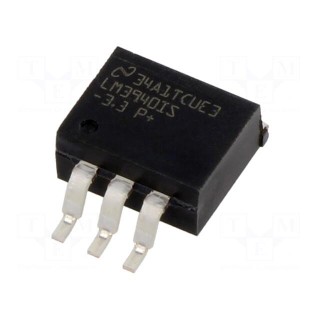 IC: voltage regulator | LDO,fixed | 3.3V | 1A | TO263 | SMD | tube | Ch: 1