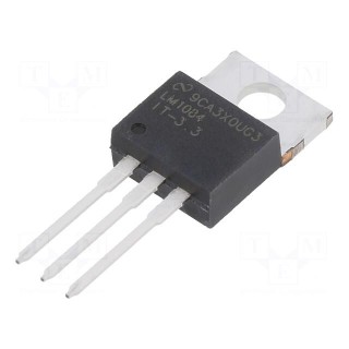 IC: voltage regulator | LDO,fixed | 3.3V | 5A | TO220-3 | THT | tube | Ch: 1