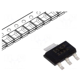 IC: voltage regulator | LDO,fixed | 5V | 0.05A | SOT223 | SMD | reel,tape