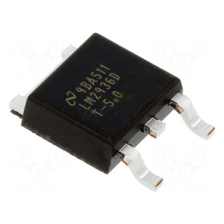 IC: voltage regulator | LDO,fixed | 5V | 0.05A | TO252-3 | SMD | tube