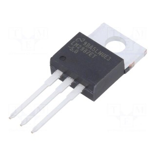 IC: voltage regulator | LDO,fixed | 5V | 0.5A | TO220-3 | THT | tube | Ch: 1