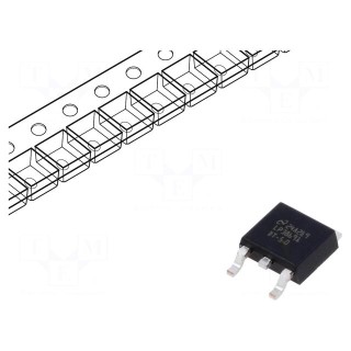 IC: voltage regulator | LDO,fixed | 5V | 0.5A | TO252 | SMD | reel,tape