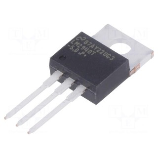 IC: voltage regulator | LDO,fixed | 5V | 1A | TO220-3 | THT | tube | Ch: 1