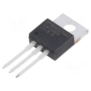 IC: voltage regulator | LDO,fixed | 5V | 3A | TO220-3 | THT | tube | ±4%