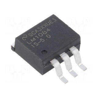 IC: voltage regulator | LDO,fixed | 5V | 5A | TO263-3 | SMD | tube | ±1.5%