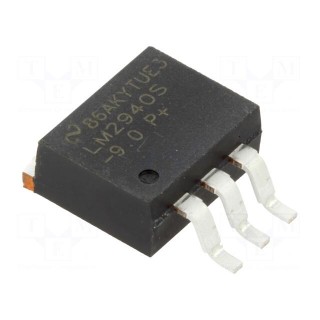 IC: voltage regulator | LDO,fixed | 9V | 1A | TO263-3 | SMD | tube | Ch: 1