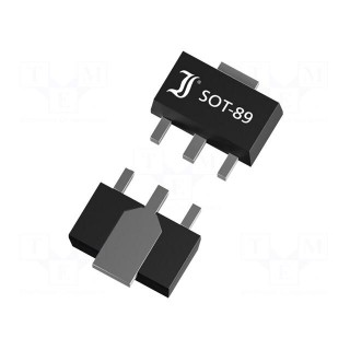 IC: voltage regulator | linear,fixed | 3.3V | 0.1A | SOT89 | SMD | ±2%