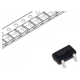 IC: voltage regulator | LDO,linear,fixed | 1.5V | 0.2A | SOT23A | SMD