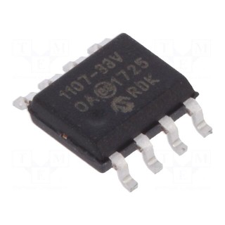 IC: voltage regulator | LDO,linear,fixed | 3.3V | 0.3A | SO8 | SMD | tube