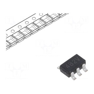 IC: voltage regulator | LDO,linear,fixed | 3.3V | 150mA | SOT25 | SMD