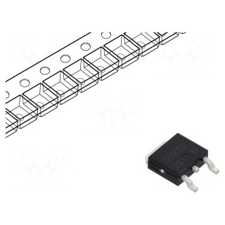 IC: voltage regulator | LDO,linear,fixed | 3.3V | 1A | TO252-3 | SMD