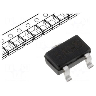 IC: voltage regulator | LDO,linear,fixed | 5V | 0.25A | SOT23A | SMD