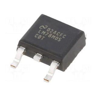 IC: voltage regulator | linear,fixed | 5V | 0.5A | TO252 | SMD | tube