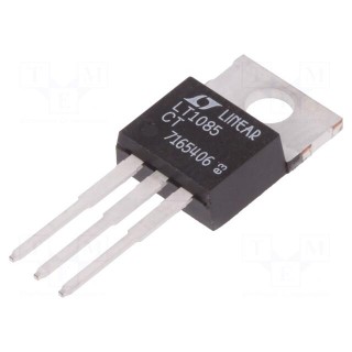 IC: voltage regulator | LDO,adjustable | 1.25÷28.5V | 3A | TO220 | THT