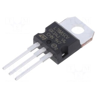 IC: voltage regulator | linear,fixed | 8.5V | 1.5A | TO220AB | THT | tube