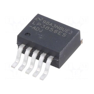 IC: voltage regulator | LDO,adjustable | 1.8÷5V | 3A | TO263-5 | SMD