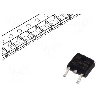 IC: voltage regulator | LDO,adjustable | 3A | TO252 | SMD | reel,tape