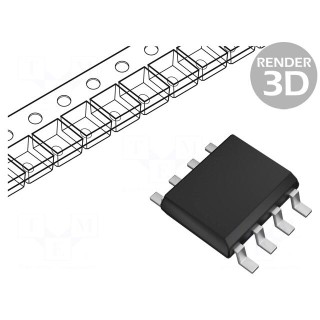 IC: PMIC | DC/DC converter | Uin: 6÷40V | Uout: 3.3V | 3A | SOP8-EP | Ch: 1
