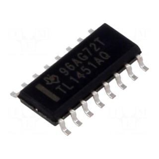 IC: PMIC | PWM controller | Uoper: 3.6÷50V | Uout: 1÷50V | SO16-W | SMPS