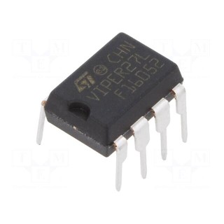 IC: driver | flyback | PWM controller | DIP7 | 3A | 800V | Ch: 1 | 54÷66kHz