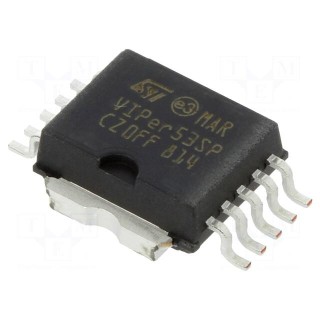 IC: driver | flyback | PWM controller | PowerSO10 | 65W | Channels: 1
