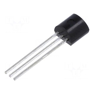 IC: voltage reference source | 1.235V | ±1% | 20mA | TO92 | bulk