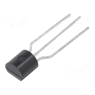IC: voltage reference source | 2.495V | ±2% | 100mA | TO92 | bulk