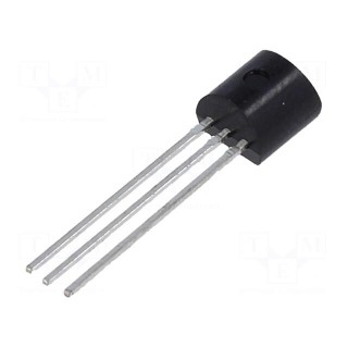IC: voltage reference source | 2.5V | ±0.2% | 15mA | TO92 | bulk