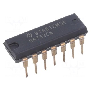 IC: video amplifier | programmable gain | 6VDC | Ch: 2 | DIP14 | 3.6mA