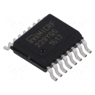 IC: RF  receiver | serial,transparent | QSOP16 | 3.5÷5.5VDC | -112dBm