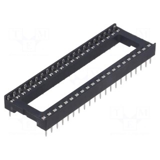 Socket: integrated circuits | DIP42 | 15.24mm | THT | Pitch: 2.54mm