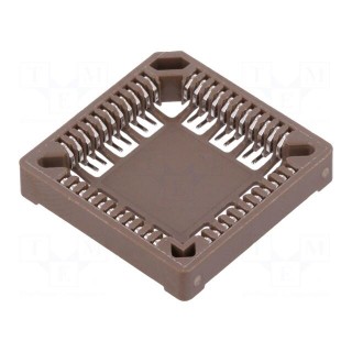 Socket: integrated circuits | PLCC44 | phosphor bronze | tinned | 1A