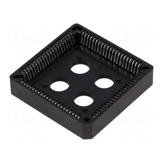 Socket: integrated circuits | PLCC84 | THT | phosphor bronze | tinned