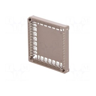 Socket: integrated circuits | PLCC88 | phosphor bronze | tinned | 1A