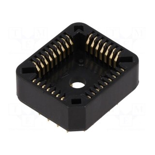 Socket: integrated circuits | PLCC32 | THT | phosphor bronze | 1A