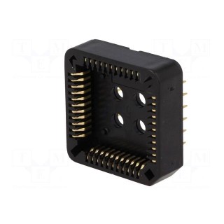 Socket: integrated circuits | PLCC44 | THT | phosphor bronze | 1A