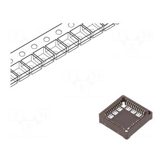 Socket: integrated circuits | PLCC44 | SMT | tinned | 1A