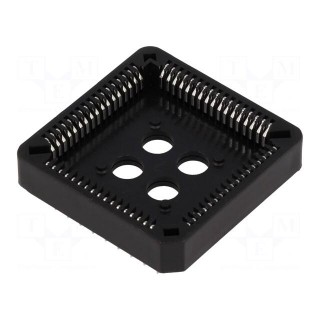 Socket: integrated circuits | PLCC68 | THT | phosphor bronze | tinned