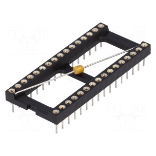 Socket: integrated circuits | DIP32 | Pitch: 2.54mm | precision | THT