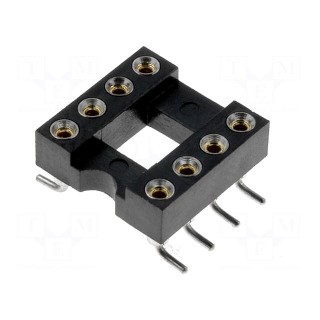 Socket: integrated circuits | DIP8 | Pitch: 2.54mm | precision | SMT