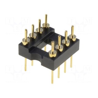 Socket: integrated circuits | DIP8 | Pitch: 2.54mm | precision | THT