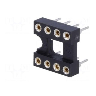 Socket: DIP | PIN: 8 | Pitch: 2.54mm | precision | THT | gold-plated | 1A