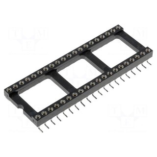 Socket: integrated circuits | DIP40 | Pitch: 2.54mm | precision | SMT