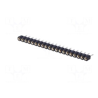 Socket: integrated circuits | SIL20 | Pitch: 2.54mm | precision | THT