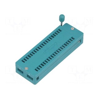 Socket: integrated circuits | ZIF | DIP40 | 15.24mm | THT | demountable